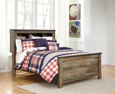 Diamond Furniture - Ashley Furniture - Trinell Full Bookcase Panel Bed - Full Bookcase Panel Bed - B446B87